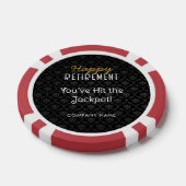 Pensioen Poker Chips | Leuke partij gunst of cadea (Enkel)