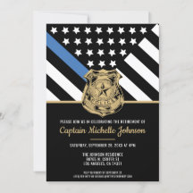 Pensioen Politie Blauwe Lijn Vlag Handhaving