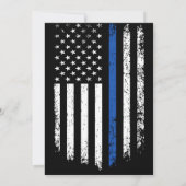 Pensioen Politieagent Afstuderen Verjaardag Kaart (Achterkant)