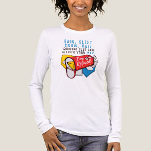 Pensioen Postbode Ik ben met pensioen Grappig Tri-Blend Shirt