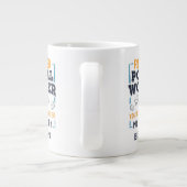 Pensioen Postbode Opa Postbezorger Grote Koffiekop (Achterkant)