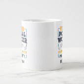 Pensioen Postbode Opa Postbezorger Grote Koffiekop (Voorkant)