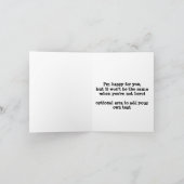 Pensioen, promotie of verhuizing kaart (Binnen)