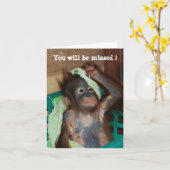 Pensioen, promotie of verhuizing kaart (Gele Bloem)