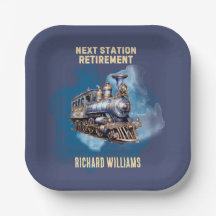 pensioen reizen thema trein volgende station feest