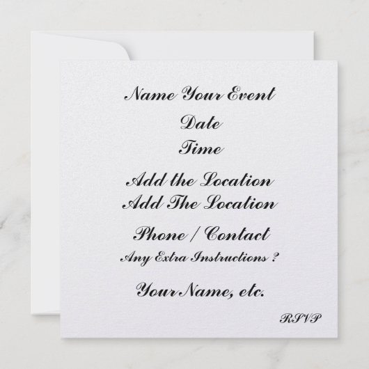 Pensioen, Reünie, Vakantie, Uitnodiging - SRF (Achterkant)