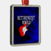 Pensioen Rocks, Rockende Gitaar, Metalen Ornament (Rechts)