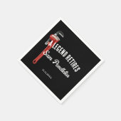 Pensioen servetten voor een loodgieter (Hoek)