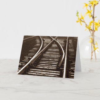 Pensioen Spoorweg Schakelaar kruising Treinsporen! Kaart