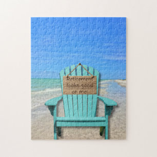 Pensioen staat me goed! Sanibel Island Beach Legpuzzel