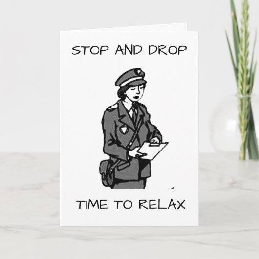 **PENSIOEN** STOP DROP RELAX PENSIOENREGELS!!! KAART (Voorkant)