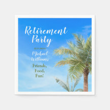 Pensioen Strand Thema Party Vrienden Voedsel Leuk