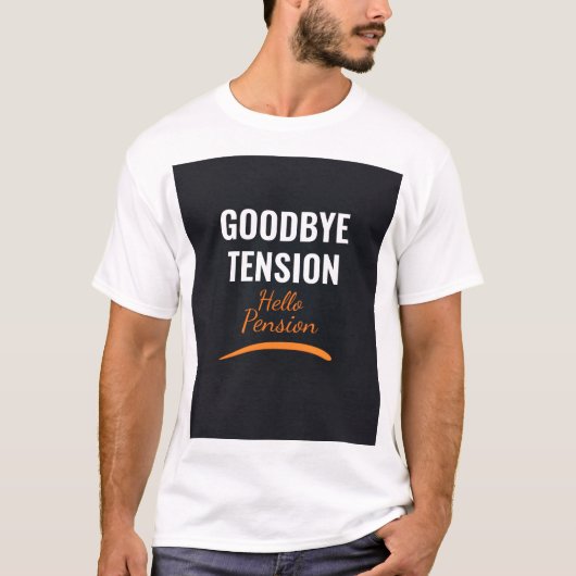 Pensioen T-shirt Grappig Cadeau Vaarwel Stress (Voorkant)