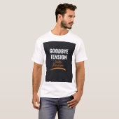 Pensioen T-shirt Grappig Cadeau Vaarwel Stress (Voorkant volledig)