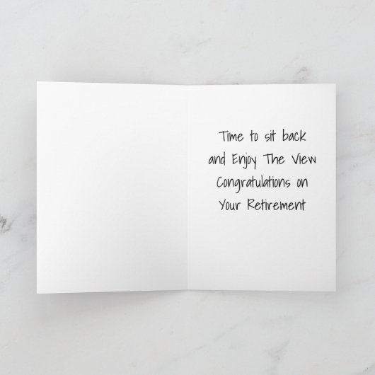 * PENSIOEN * = TIJD OM ACHTEROVER TE LEUNEN EN TE  KAART (Binnen)