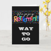 ***PENSIOEN*** TIJD VAN JE LEVEN GEFELICITEERD KAART (Gele Bloem)