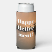 Pensioen Tropische Zonsondergang Momento Modern Seltzer Blikjeskoeler (Seltzer Voorkant)