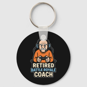 Pensioen Ttle Royale Coach Grappige Gamer Oudere G Sleutelhanger