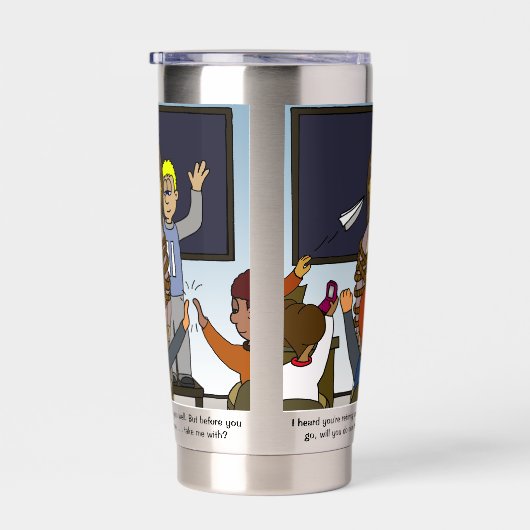 Pensioen van de leraar neem me mee geïsoleerde drinkbeker (Rechts)