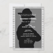 Pensioen van het type Highway Patrol Silhouette Kaart (Voorkant)