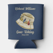 Pensioen verdwenen Gevist visser Pet Blikjeskoeler (Voorkant)