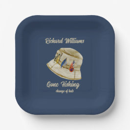 Pensioen verdwenen Gevist visser Pet Papieren Bordje