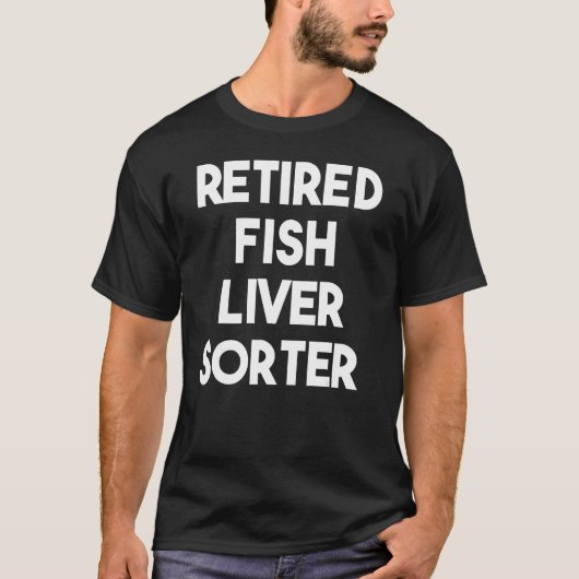 Pensioen Vis Lever Sorteerder T-shirt (Voorkant)