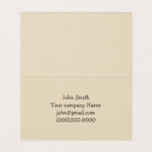 Pensioen Visitekaartje (Binnenkant ongevouwen)