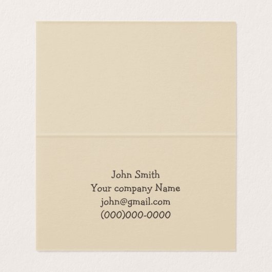 Pensioen Visitekaartje (Binnenkant ongevouwen)