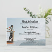 Pensioen Volgende Avontuur Leven is Betere Vrouw Kaart (Staand voorkant)