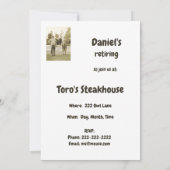 Pensioen voor de golfer die graag golft. Geweldig Kaart (Achterkant)