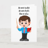 ** PENSIOEN ** VOOR JE FAVORIETE "LERAAR" KAART (Voorkant)