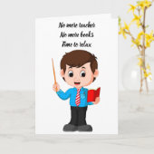 ** PENSIOEN ** VOOR JE FAVORIETE "LERAAR" KAART (Gele Bloem)