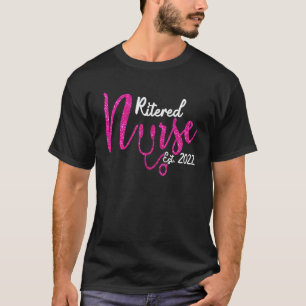 Pensioen voor verpleegster 2022 Verpleging Gepensi T-shirt