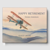  pensioen voor vliegtuigreizen gastenboek (Voorkant)