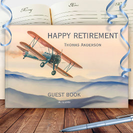 pensioen voor vliegtuigreizen gastenboek