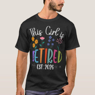 Pensioen voor vrouwen Dit meisje is met pensioen E T-shirt