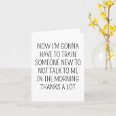 Pensioen voor vrouwen haar humoristische grappige kaart (Gele Bloem)