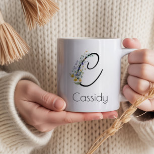 Pensioen Vrouwelijk cadeau werkgever monogram Grote Koffiekop