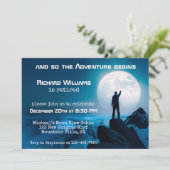 Pensioen Wandelen Volgende Avontuur Naar de maan Kaart (Staand voorkant)