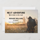 Pensioen Wandelen Volgende Avontuur op de weg Kaart (Voorkant)