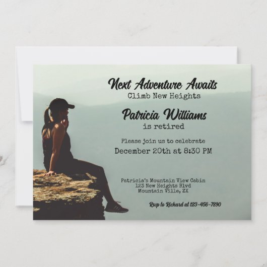 Pensioen Wandelen Volgende Avontuur Vrouw op een k Kaart (Voorkant)