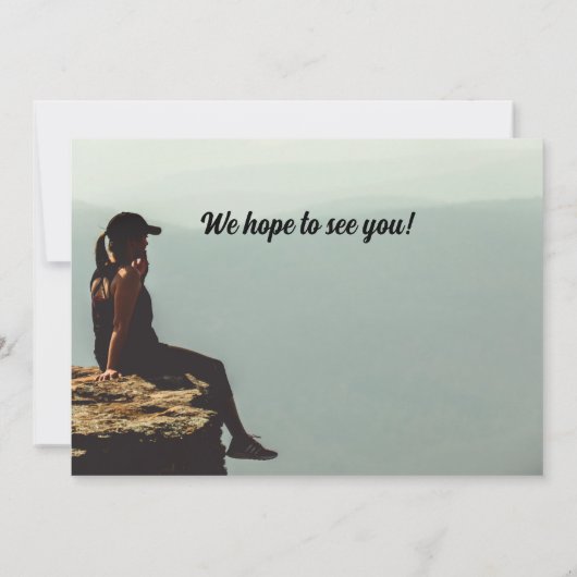 Pensioen Wandelen Volgende Avontuur Vrouw op een k Kaart (Achterkant)