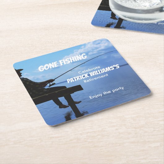 Pensioen weg Gevist zonsondergang gepensioneerde v Kartonnen Onderzetters (Schuin)