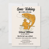 Pensioen weg Vist leven is beter gepensioneerd Kaart (Voorkant)