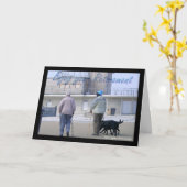 Pensioen wenskaart afbeelding van Blyth en mannen Kaart (Gele Bloem)