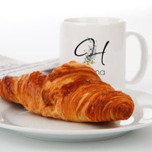 Pensioen werkgever Zachte Monogram Waterverf Grote Koffiekop