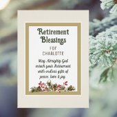 Pensioen Zegeningen voor Vriend Kaart