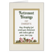 Pensioen Zegeningen voor Vriend Kaart (Voorkant)