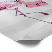 Pensioen ziet er goed uit op ons! Chique Classy Fl Poster (Hoek)